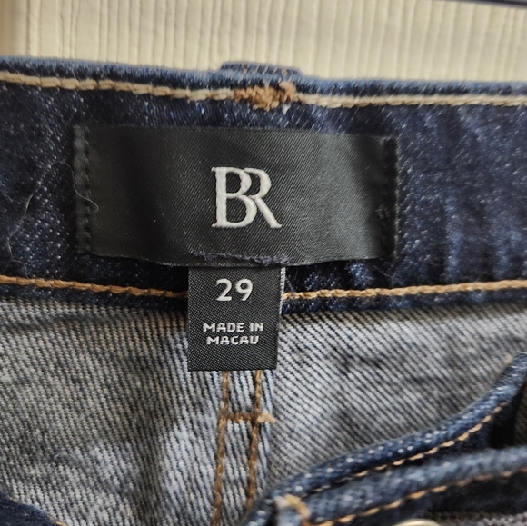Banana Republic Dark Denim Wide Leg Jeans - Picture 3 of 3